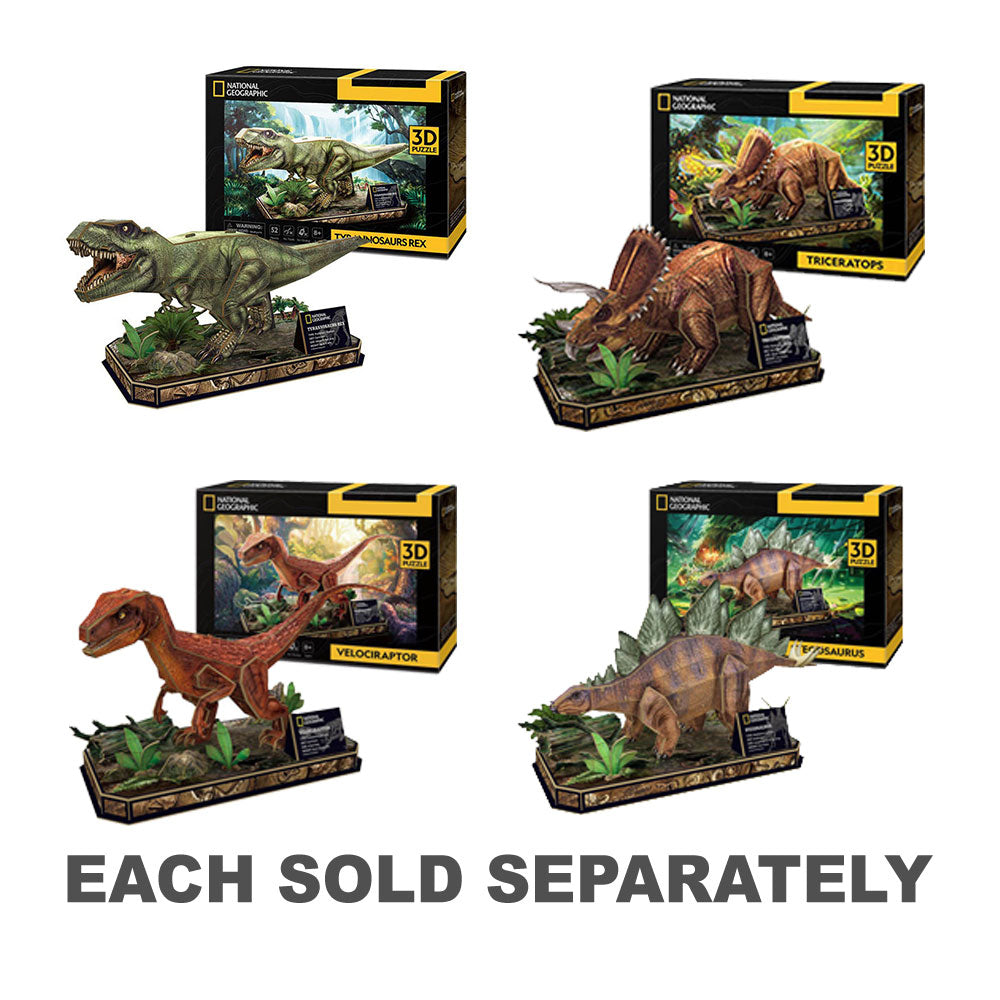 Dinosaur 3D Paper Model Kit