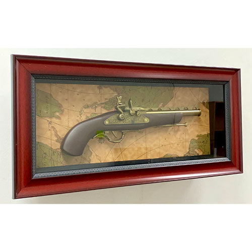 Vintage Dueling Gun in a Frame Wall Decoration