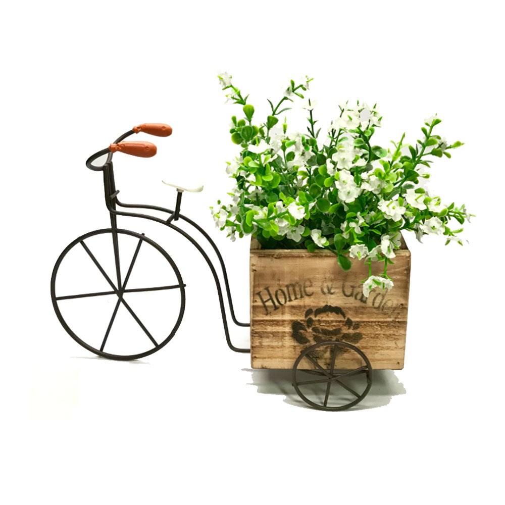 Hjem og have 3-hjulede cykel m/ blomsterboksindretning