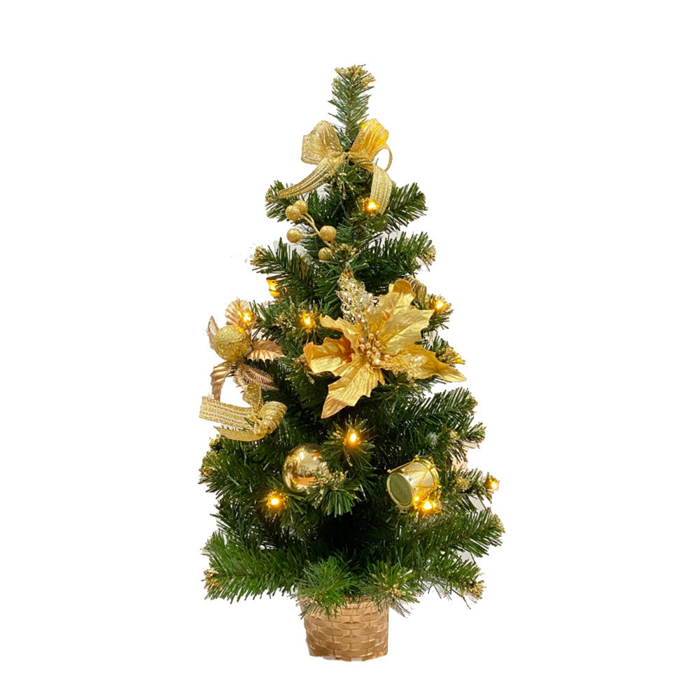 Arbre de Noël avec des lumières LED clignotantes