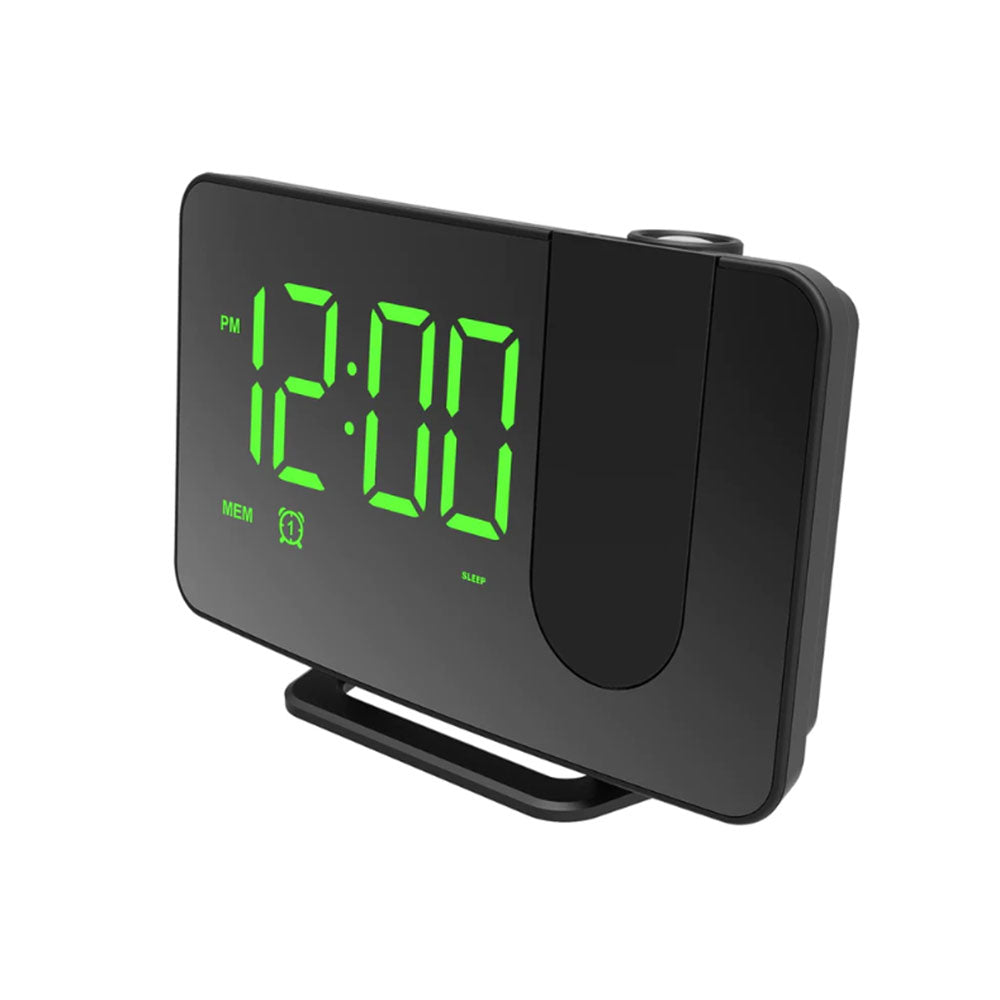 Horloge radio numérique LED avec projecteur