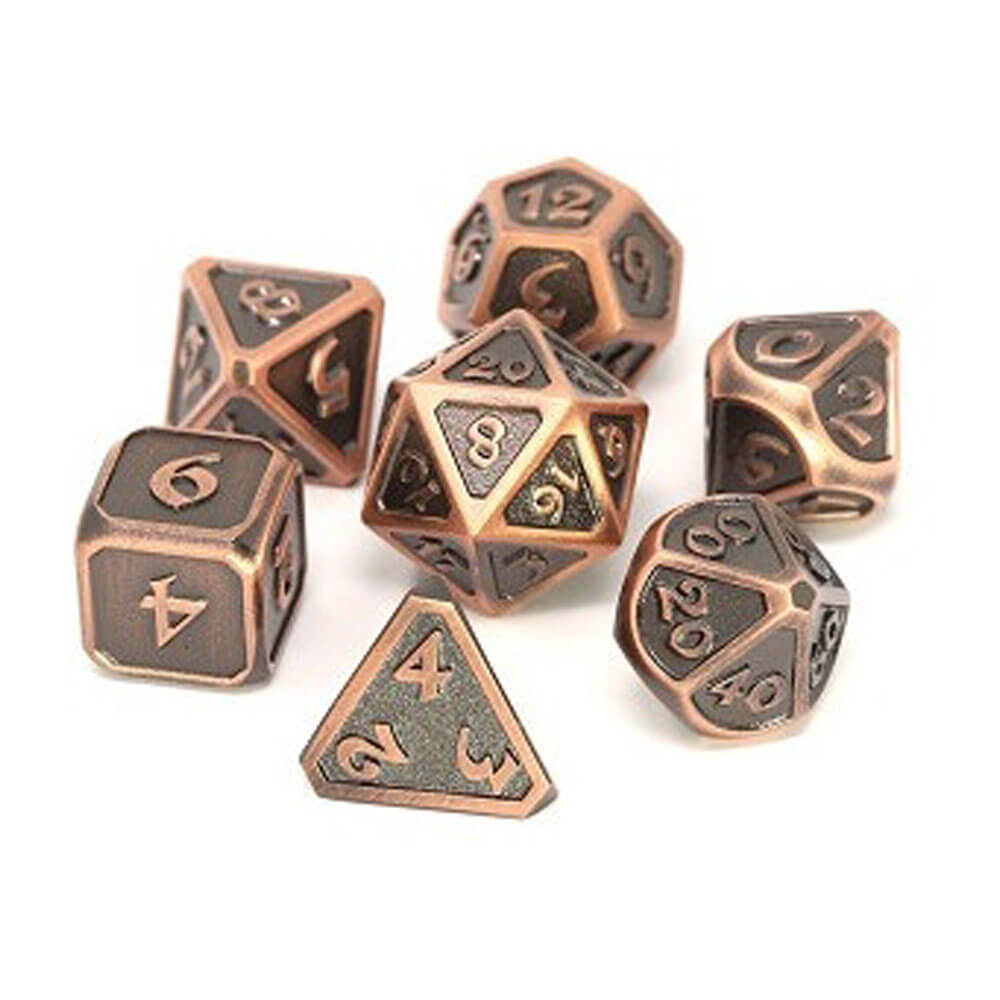 Zestaw Dice Metal Polyhedral Mythic