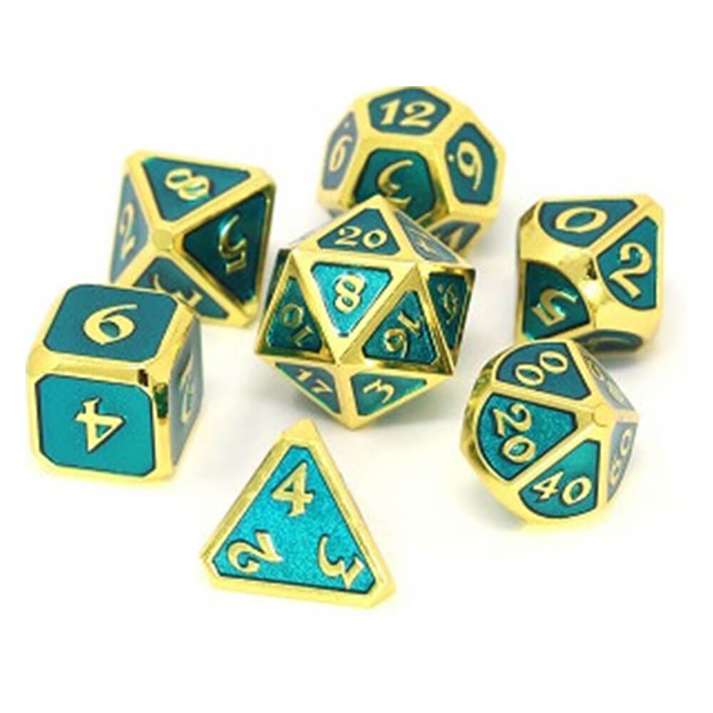 Zestaw metalowy Dice Polihedral miticka