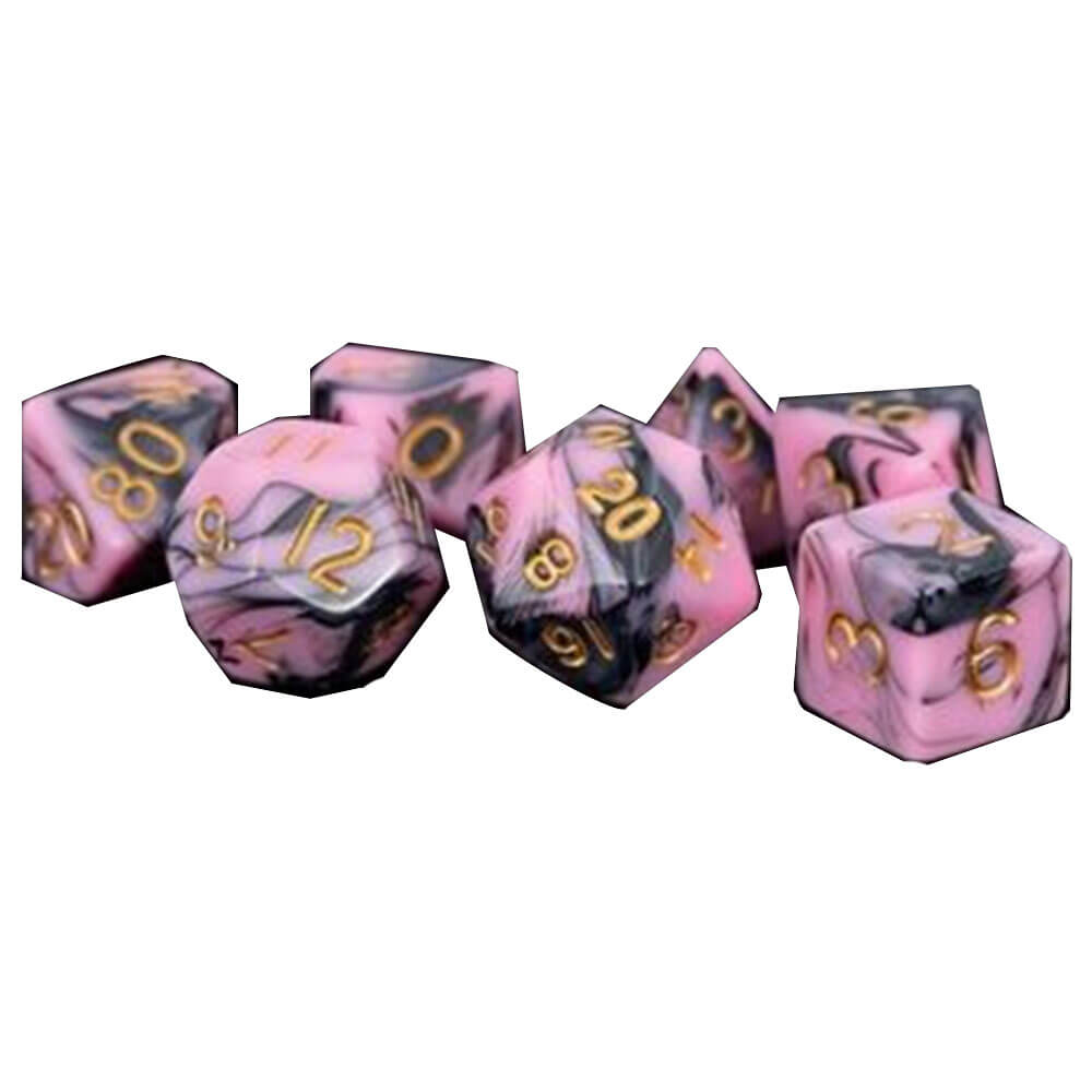 MDG Acryl Dice Set (met goudnummers)