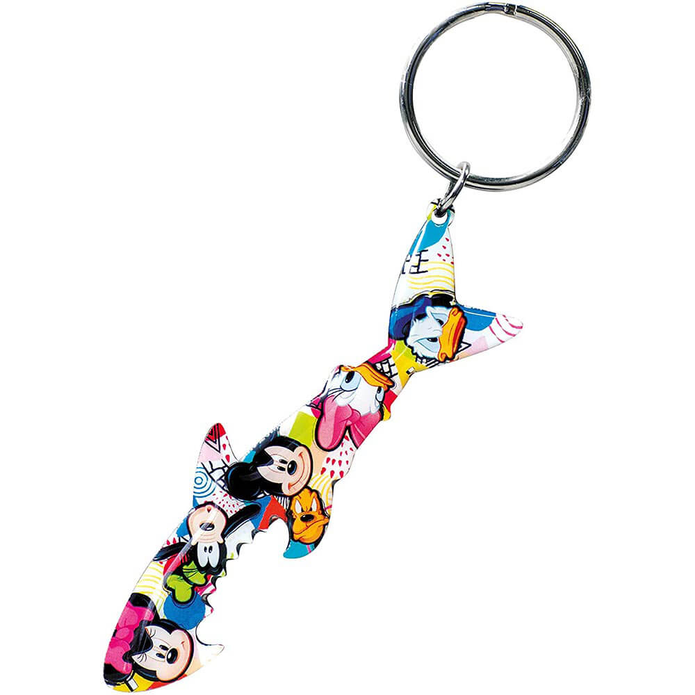 Keyring tinnen flesopener Mickey Mouse