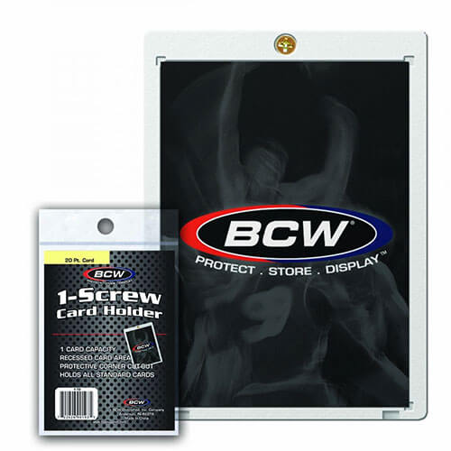 BCW 1 Screw Card Holder (20 Pt)