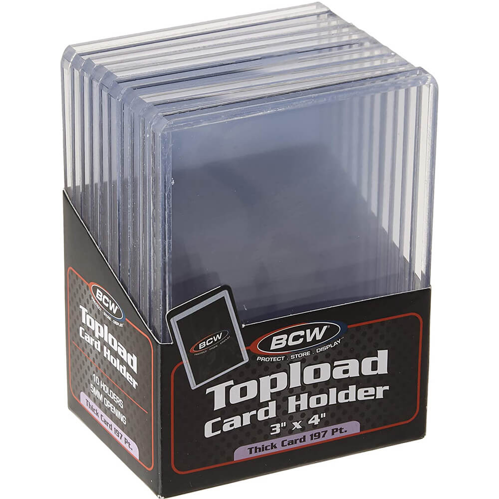 BCW Topload Card Holder tjock (3 "x 4")