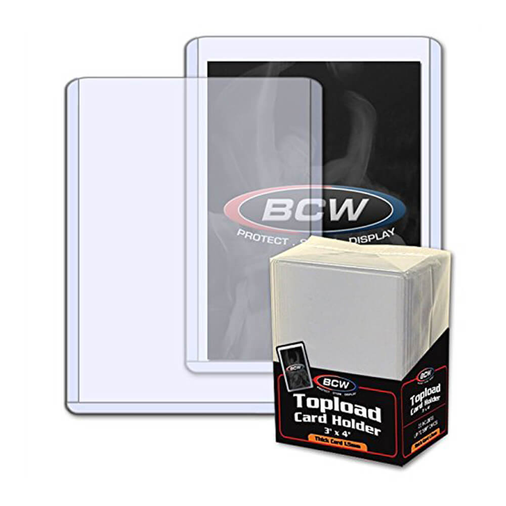 BCW Topload Card Holder tjock (3 "x 4")