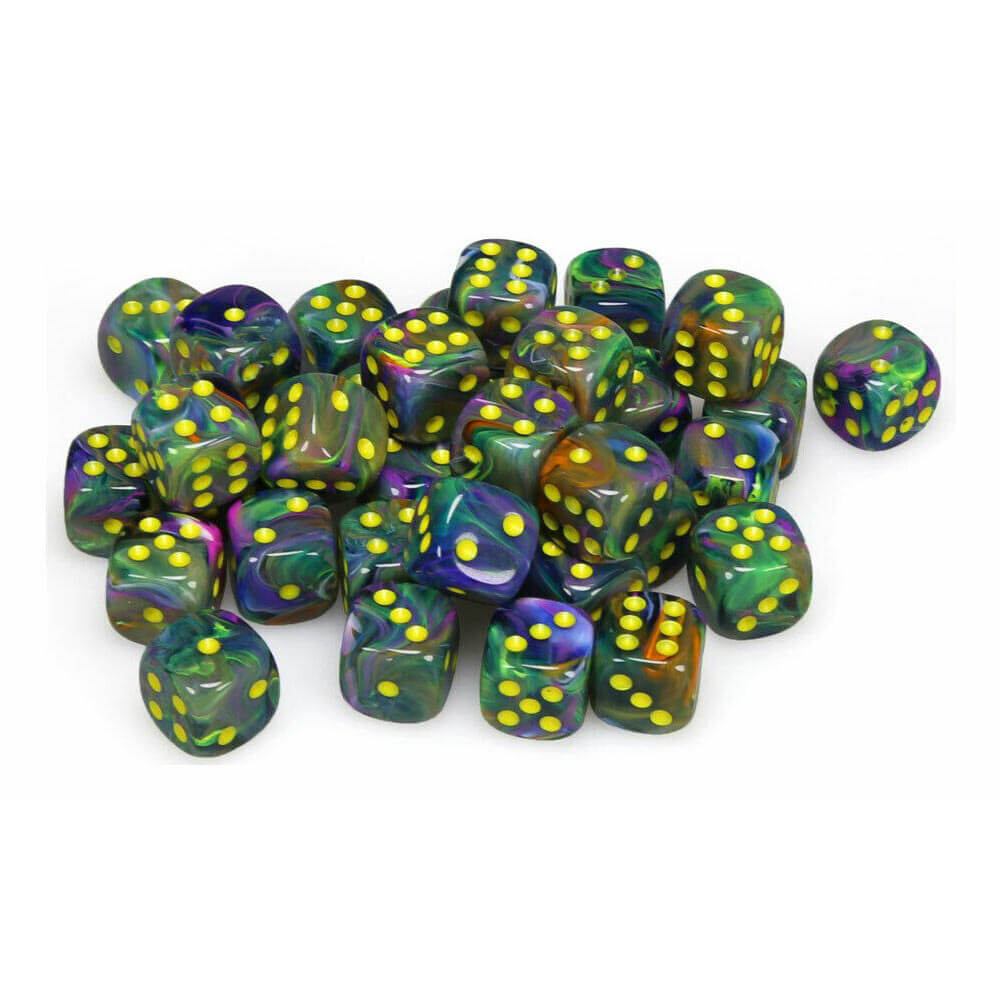 D6 Dice Festive 12 mm (36 dados)