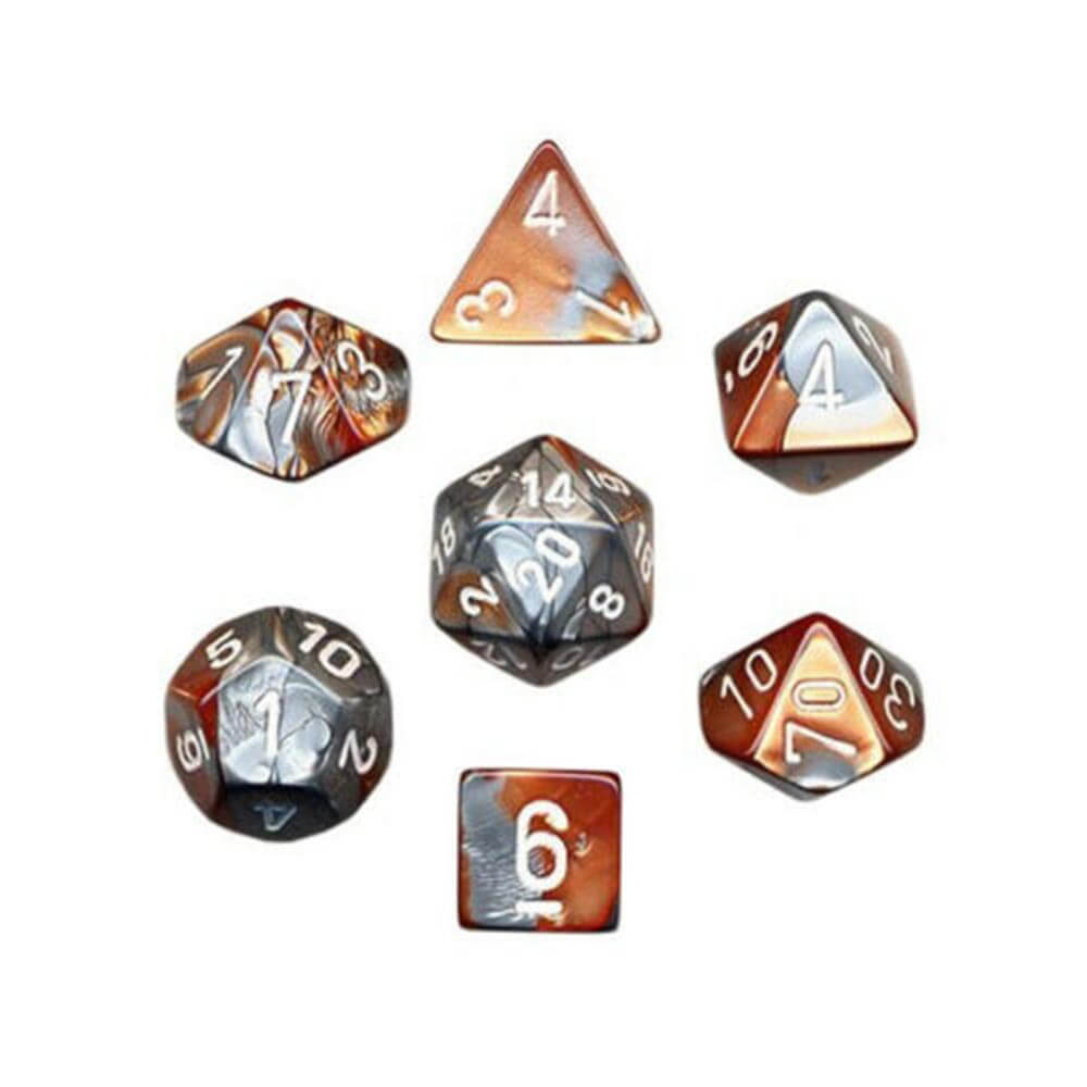 D7 Die Set Dice Gemini Poly (7 terninger)