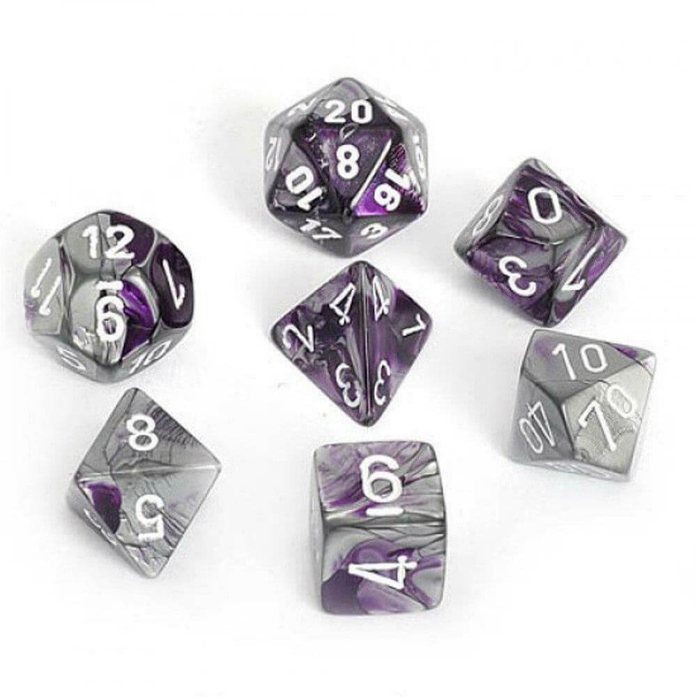 D7 Die Set Dice Gemini Poly (7 terninger)