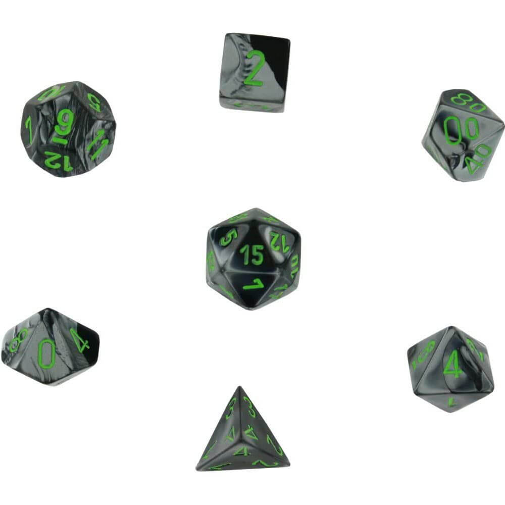 D7 Die Set Dice Gemini Poly (7 terninger)