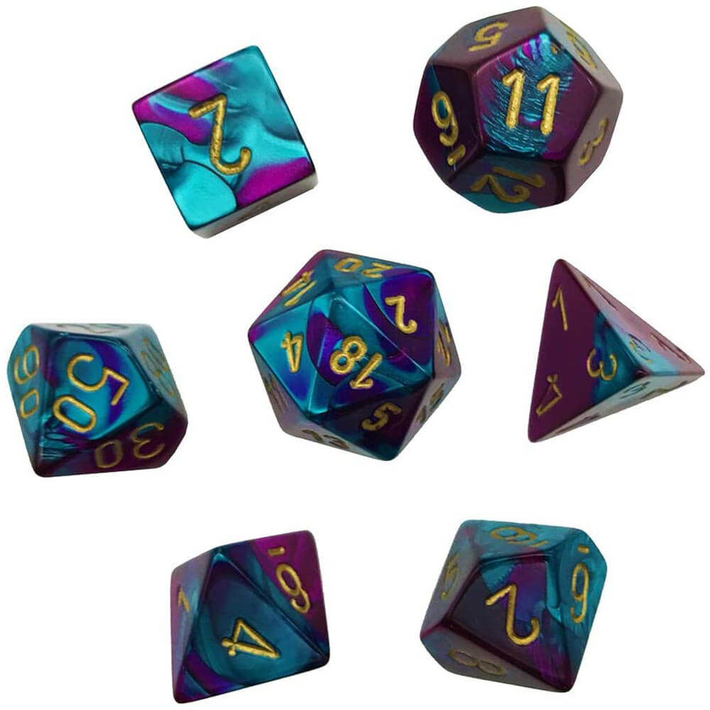 D7 Die Set Dice Gemini Poly (7 DICE)