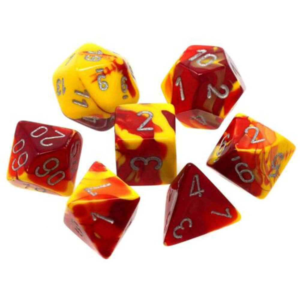 D7 Die Set Dice Gemini Poly (7 dés)