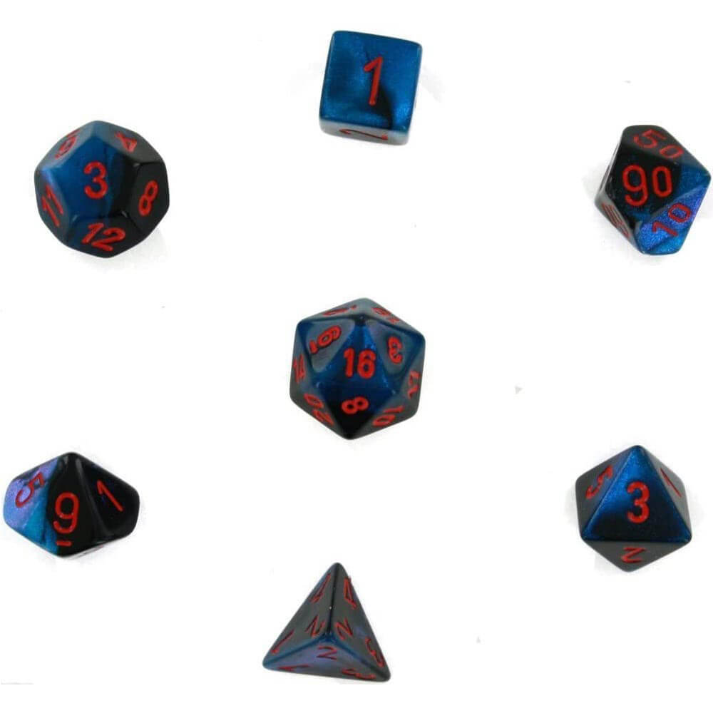  D7 Die Set Würfel Gemini Poly (7 Würfel)