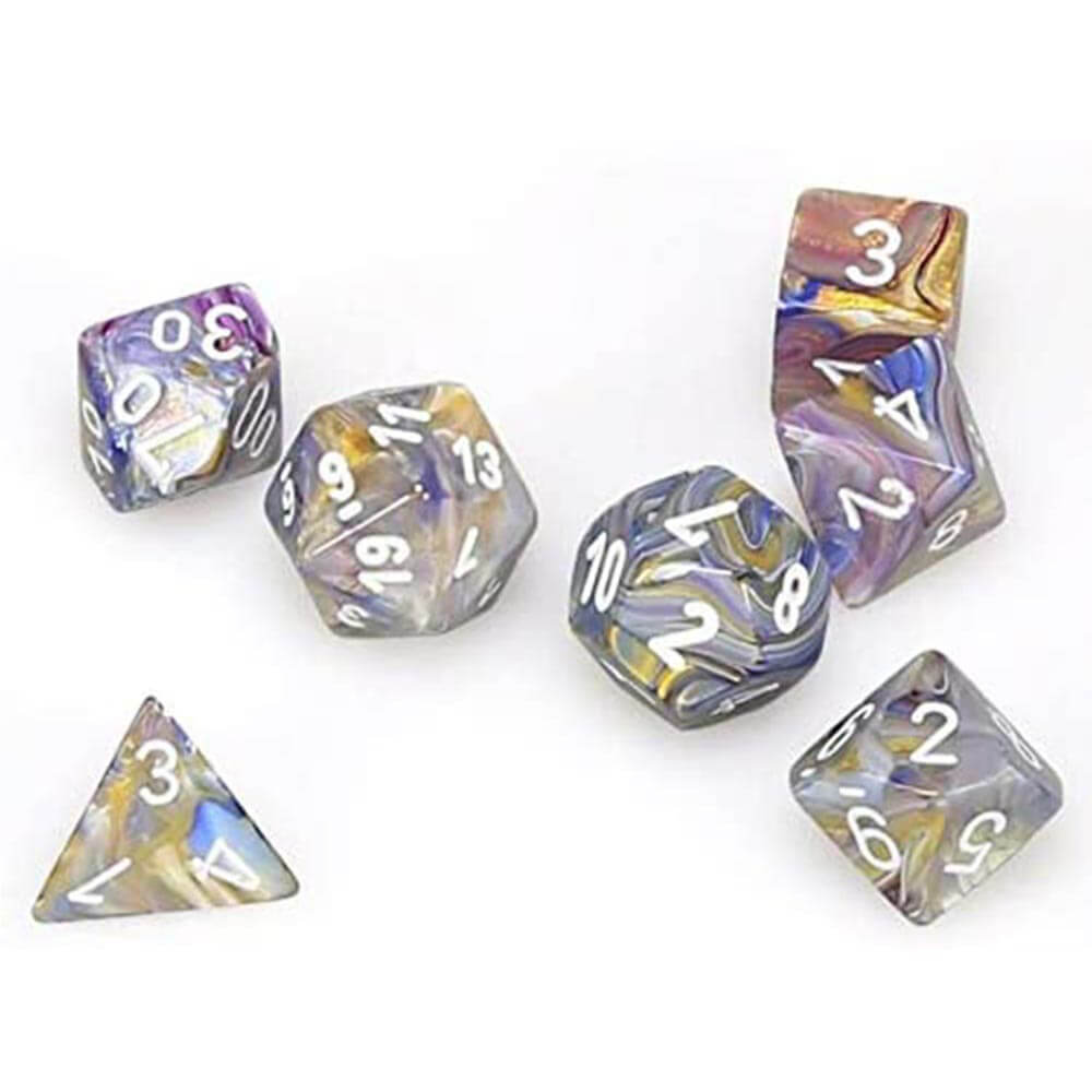 D7 Die Set Dice Festive Polyédrica (7 dados)