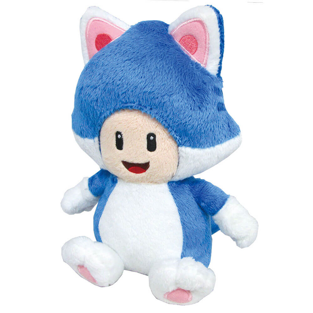 Super Mario Bros Cat Toad 8" Plush Toy