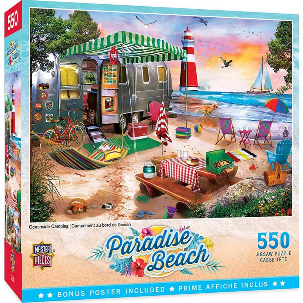 Masterpieces Paradise Beach 550pc rompecabezas