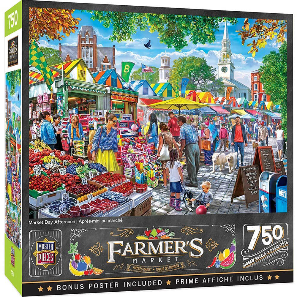 Masterpieces Farmer's Market 750pc rompecabezas