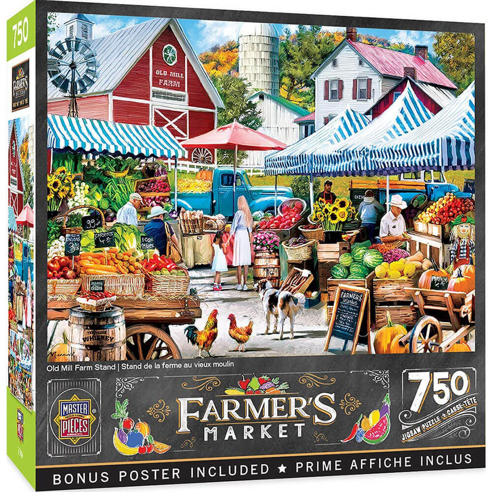 Masterpieces Farmer's Market 750pc rompecabezas