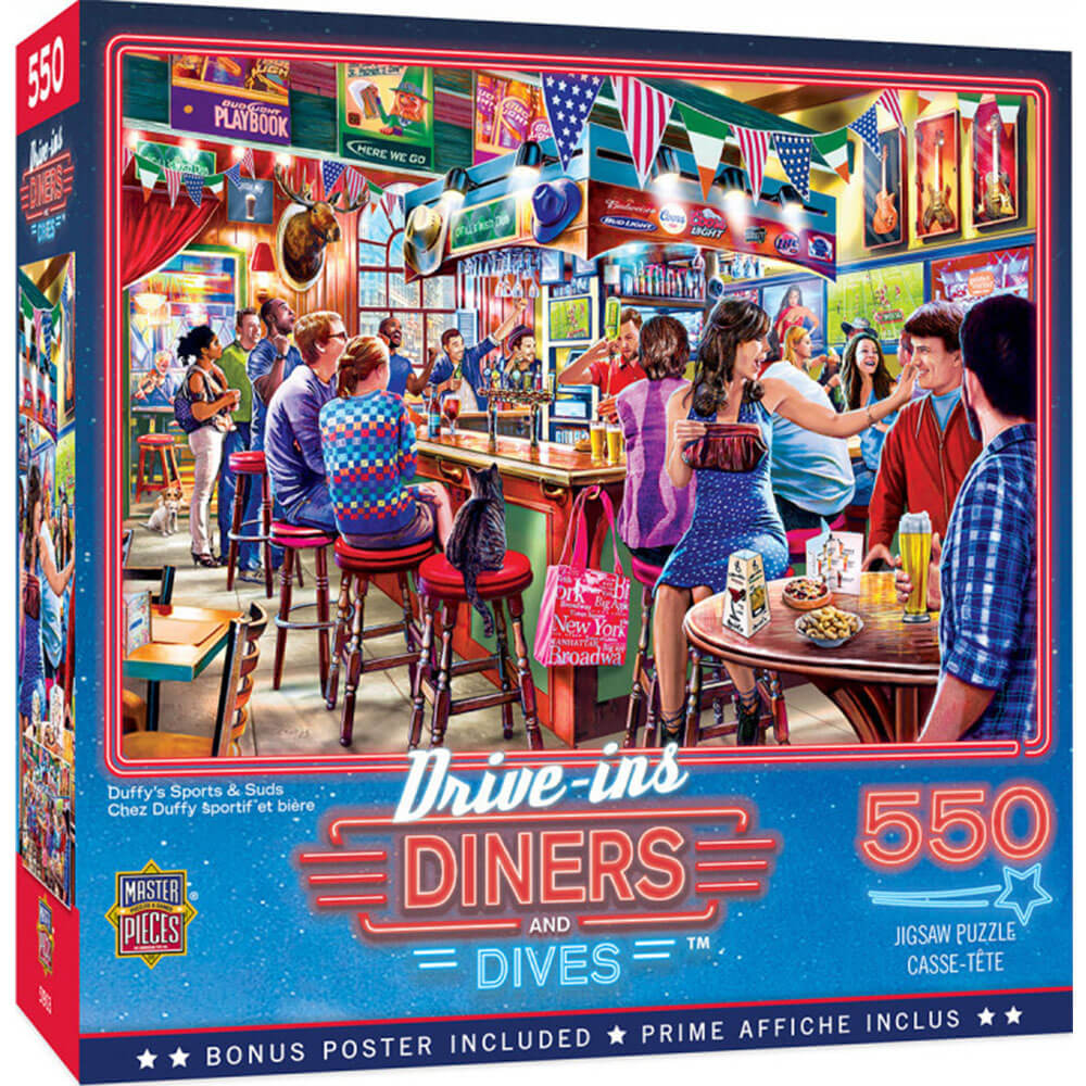 Puzzle Drive-Ins Diners & Dives 550pc