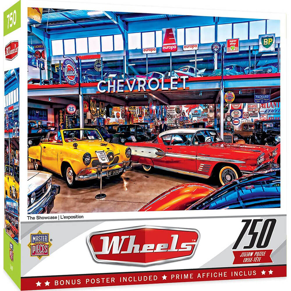 MasterPieces Wheels 750pc Puzzle