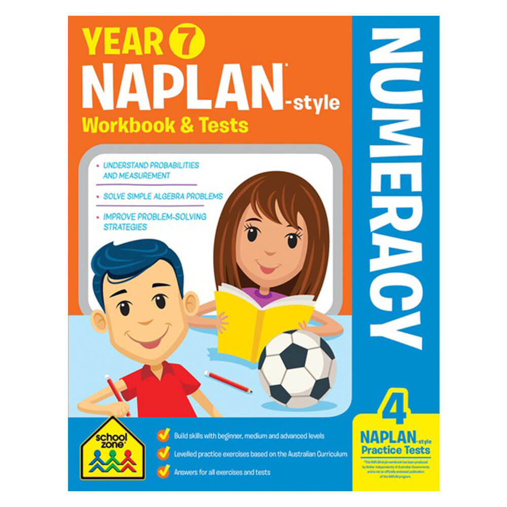 Schoolzone Naplan Jaar 7 Workbook and Tests