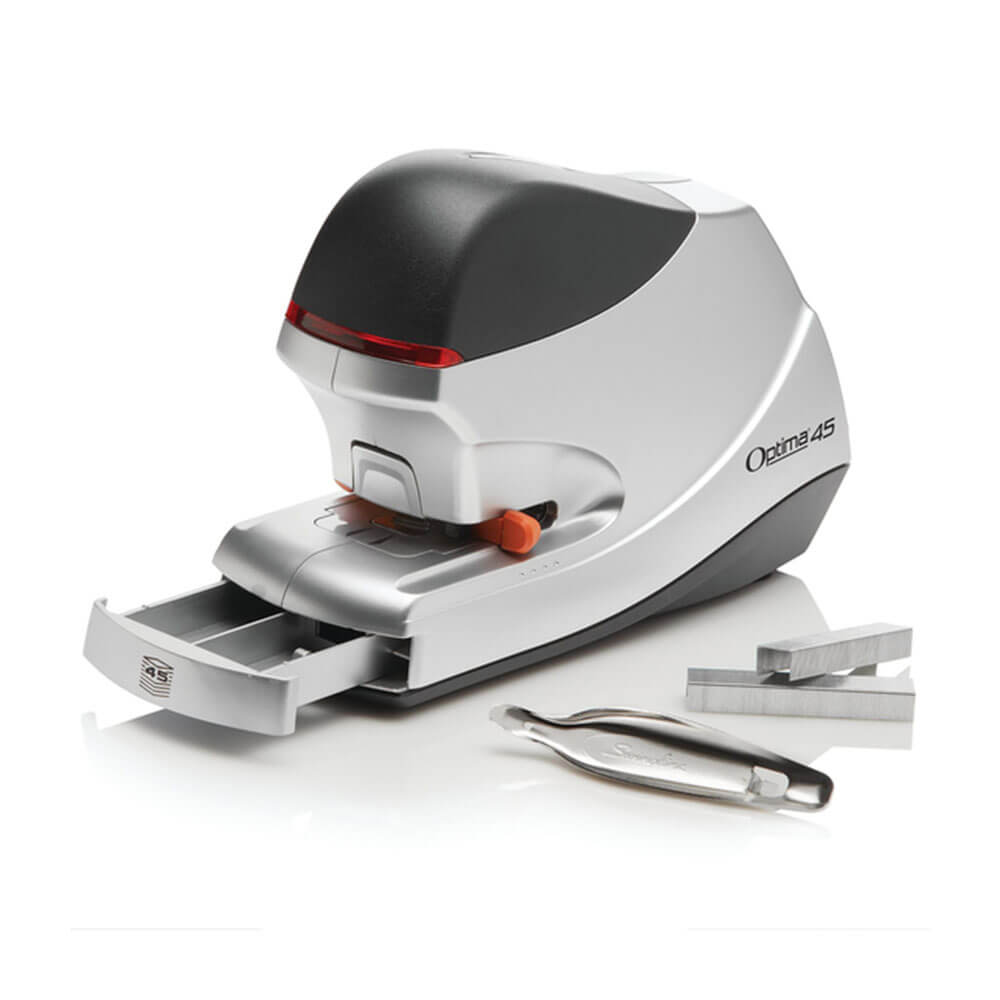 Rexel Mercury Heavy-duty Stapler Silver/Black (120 sheet)