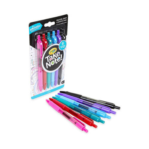 Crayola Take Note Washable Pen Assorted