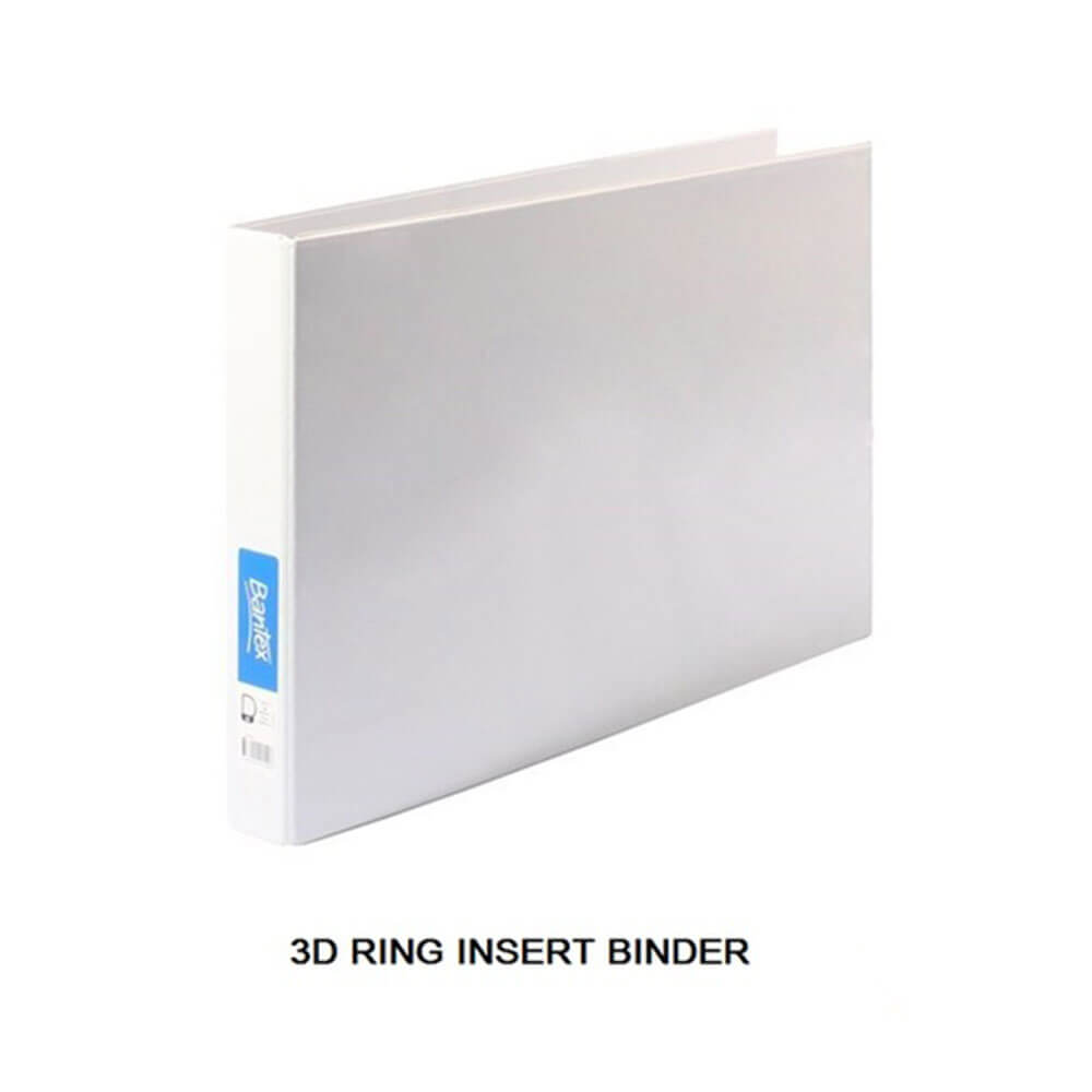 Bantex Landex Insert Binder White 25 mm A3