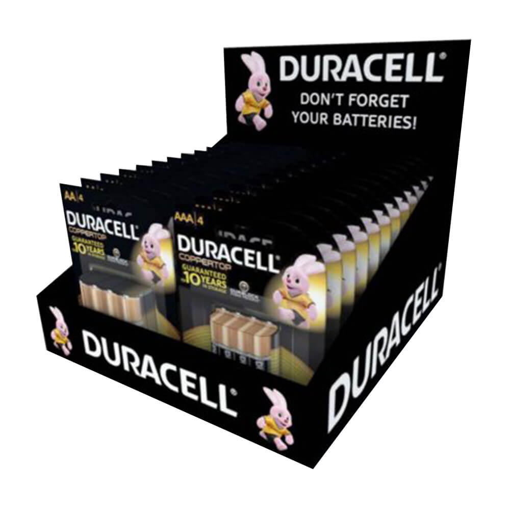 Duracell alkaliske batterier AA & AAA (24pk)