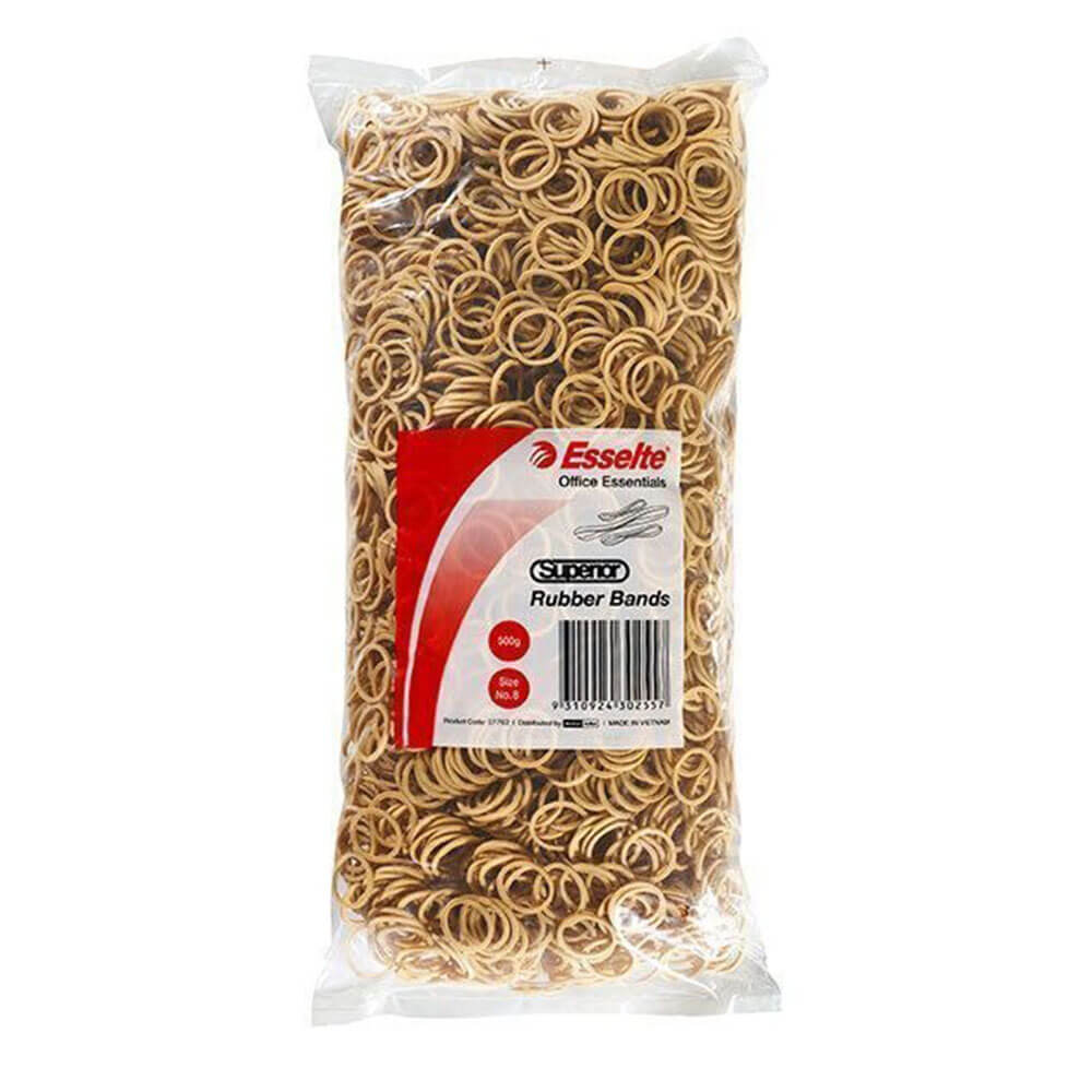 Esselte Rubber Bands 500G Bag