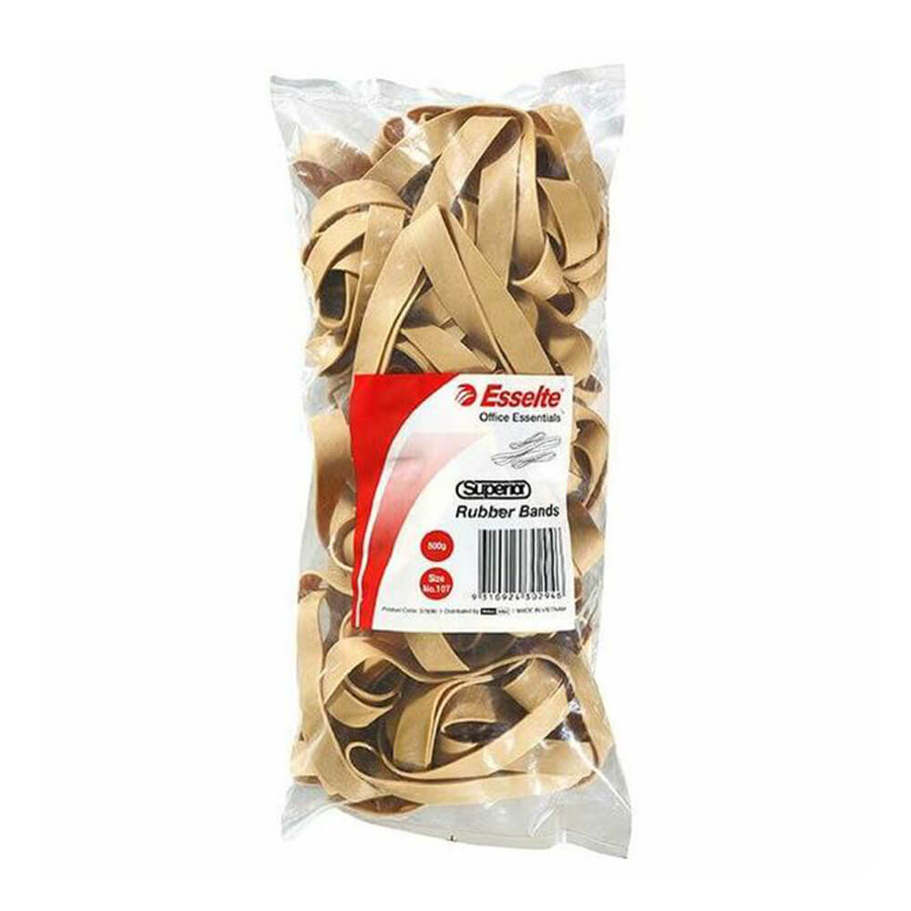 Esselte Rubber Bands 500g taske