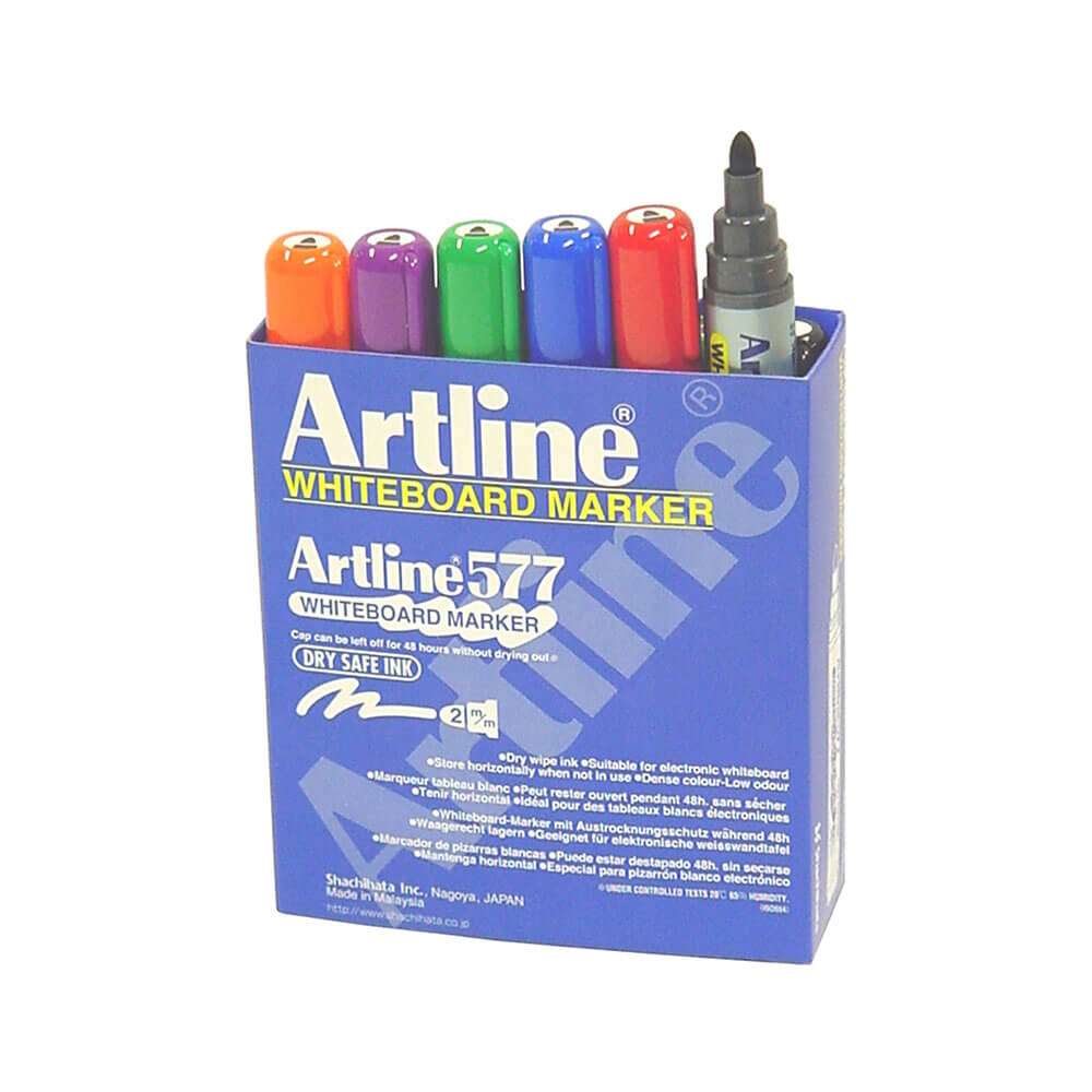 Artline tavle markør 3mm kule assortert