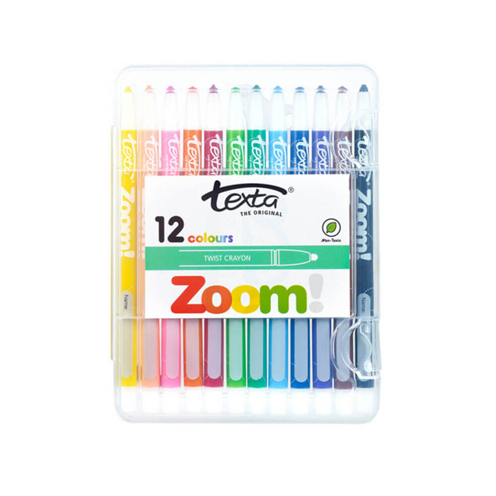 Texta Zoom Twist Crayons surtido (12pk)