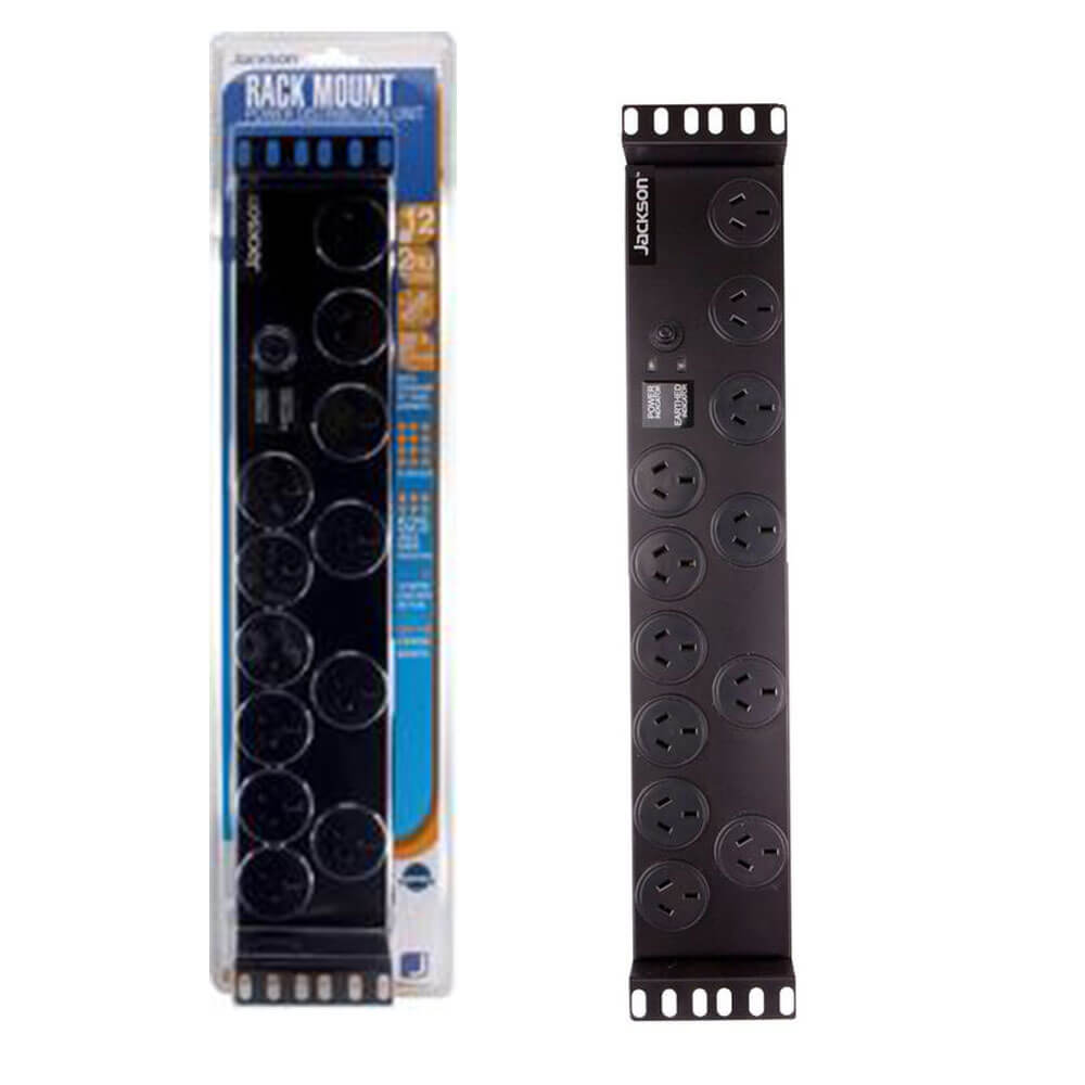 Jackson Industries Rack Mount Powerboard (zwart)