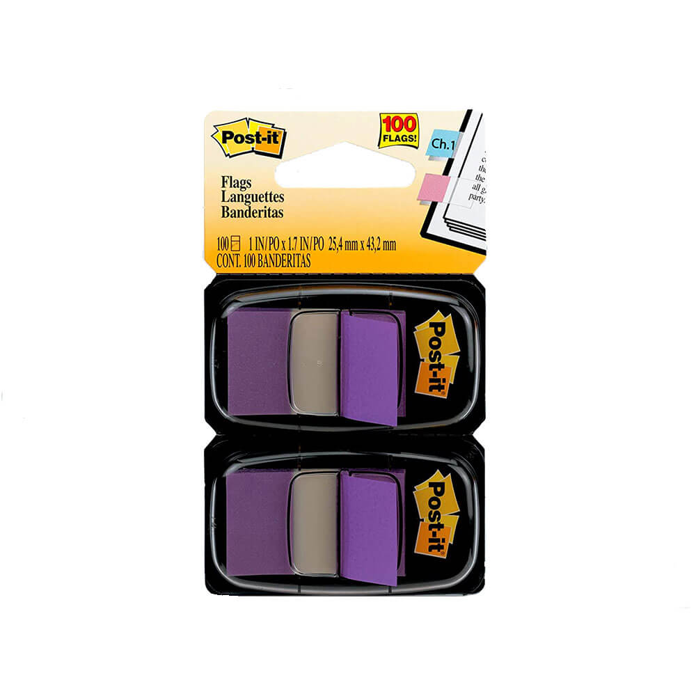 Post-it Twin Pack-flag 100stk