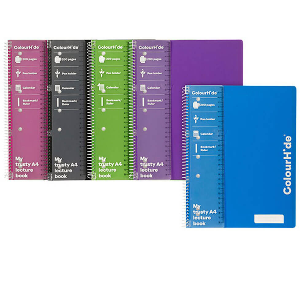 Colourhide Lecture Notebook A4 (200 sidor)