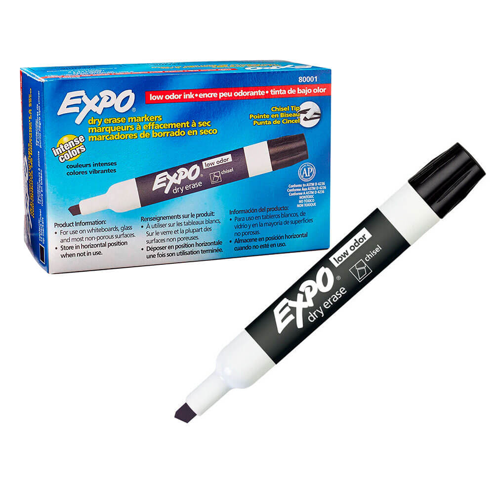 Expo Dry Erase dłuto końcówkę tablicy 12pk