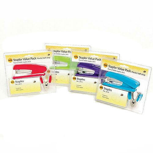 Marbig Half Strip Stapler Black (20 sheets)