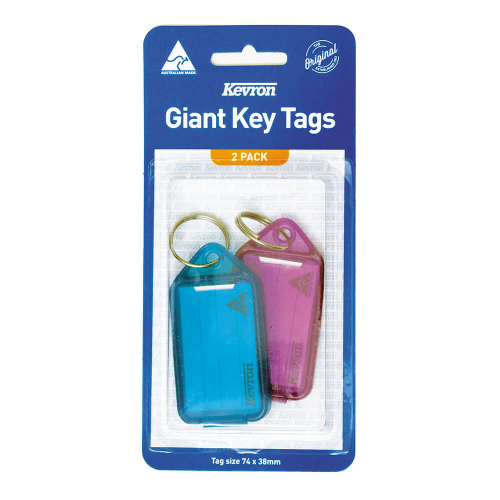 Kevron Key Tags 2pk (Assortered)