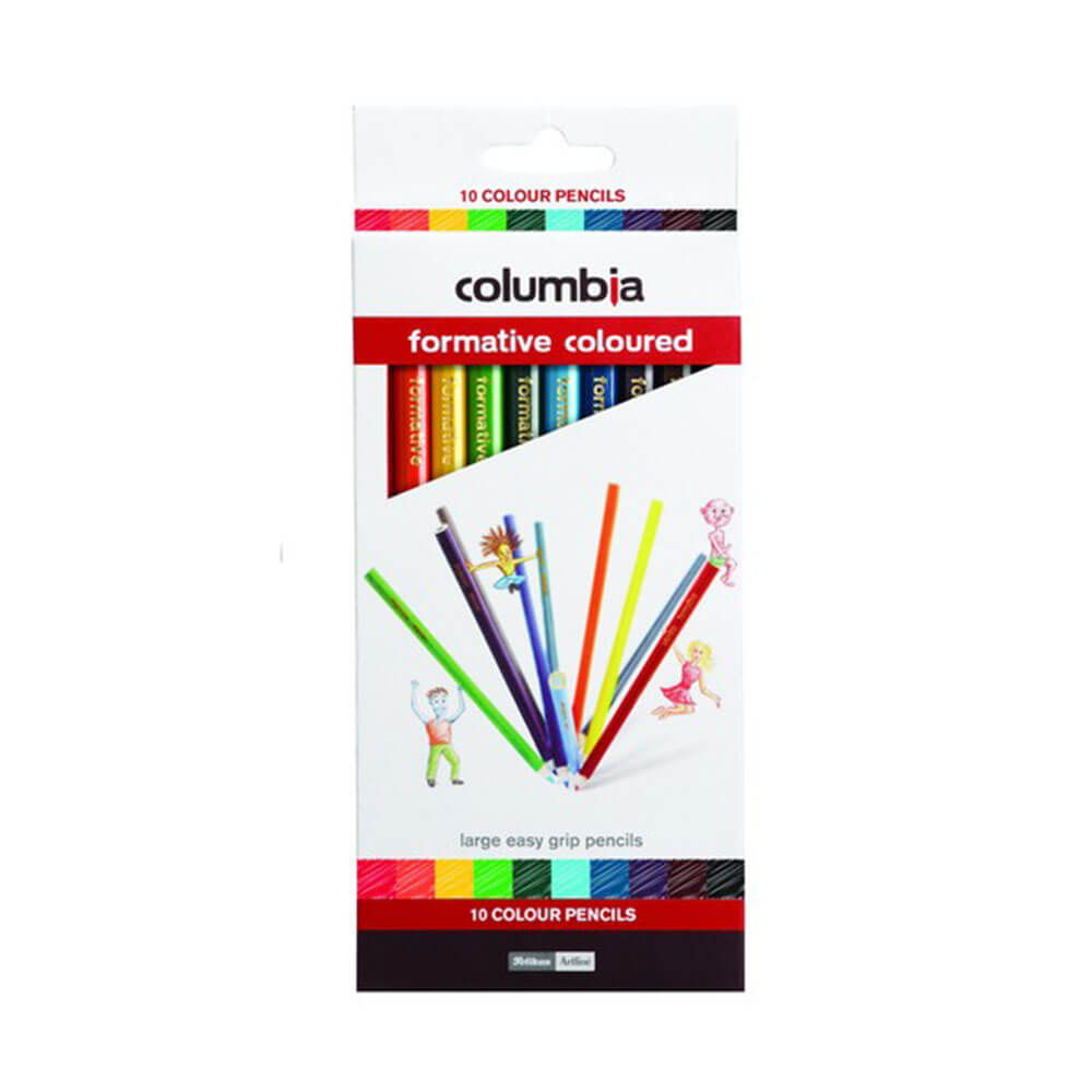 Lápices de colores formativos de Columbia (10pk)