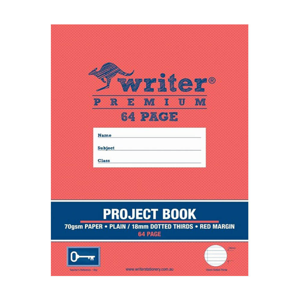 Écrivain Premium Plain & Disted Project Book (64 pages)