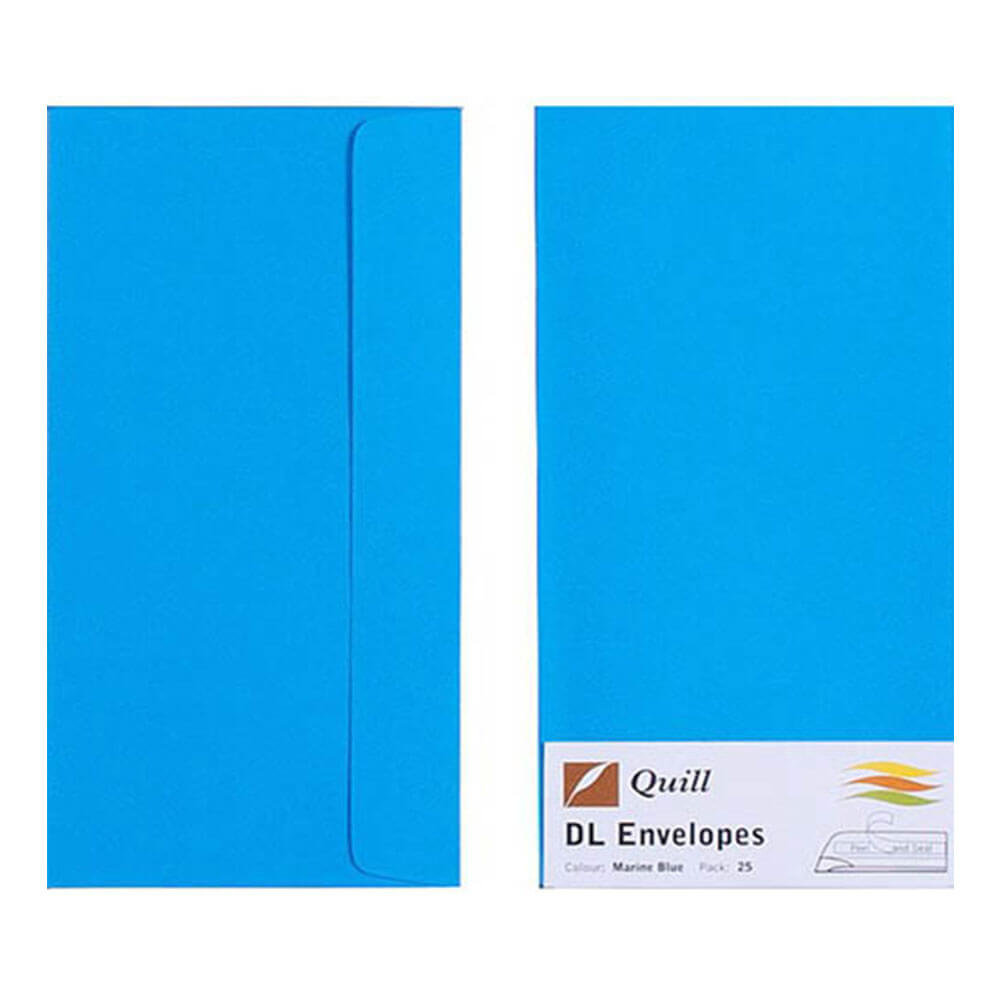 Envelope de quill 25pk 80gsm (dl)