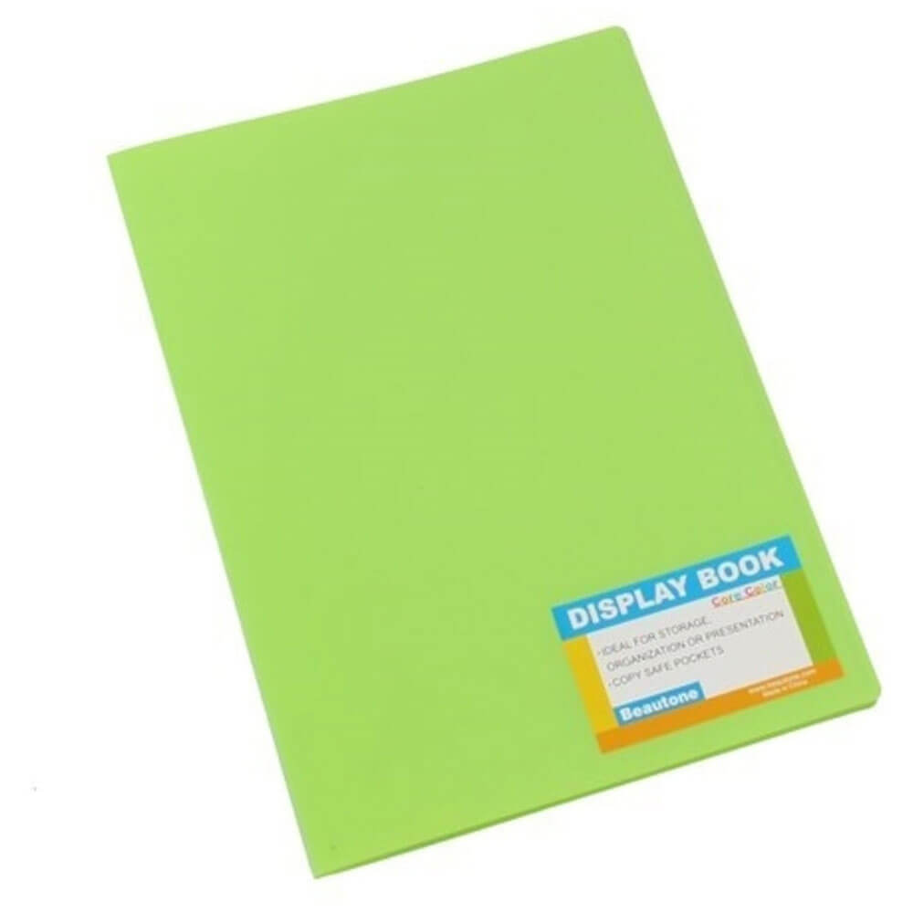 Bantex Tropical Fixed Display Book (20-pocket)