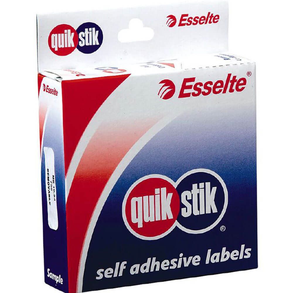 Esselte Quik Stik etichette autoadesive