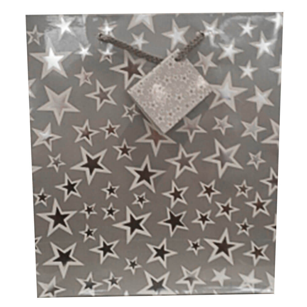 OzCorp Stars Gift Bag (sølv)