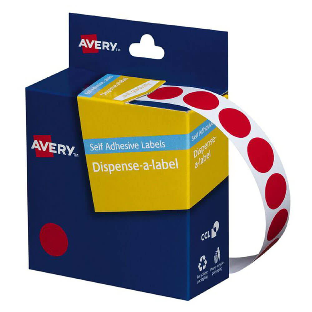 Etichette Avery Autoadesive DOT 14mm (1050pcs)