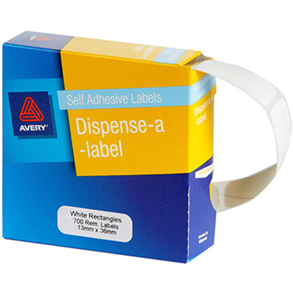 Avery zelfklevende labels (wit)