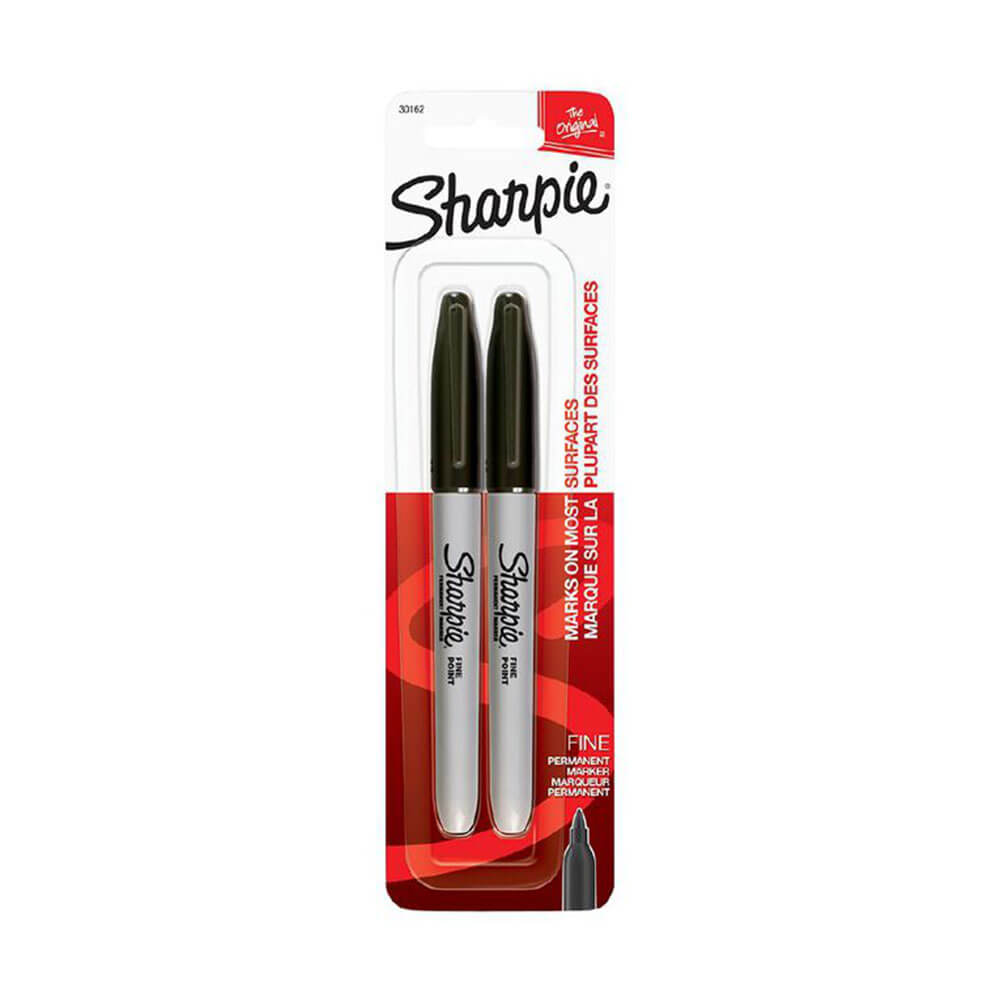 Sharpie Fine Point Permanent Marker (sort)